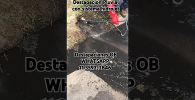 desatasco con equipo de succión a presión